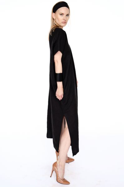 Linen Kaftan Dress/ one size/Zero Waste caftan