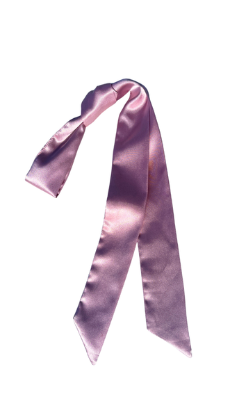 100% Mulberry Silk narrow hair neck ribbon scarf