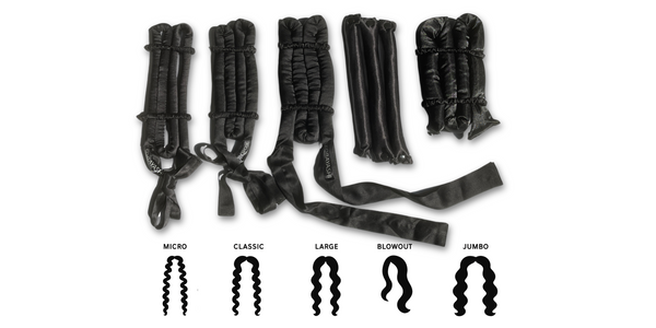 Heatless Silk Blowout Rollers with Snap Buttons | Blonde