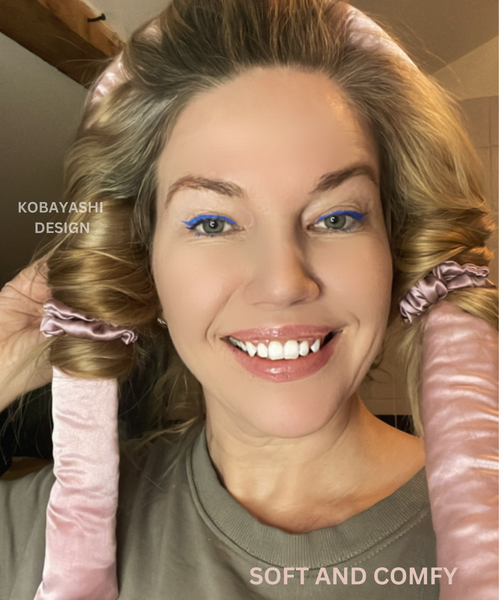Extra-Large Heatless Silk Curler Set | 100% 6A Mulberry Silk