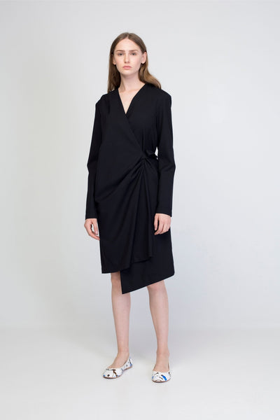 Black Wrap dress