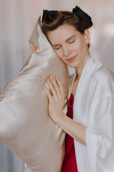Rose Gold  Mulberry Silk pillowcase | Premium Quality