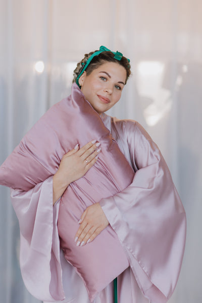 Rose Gold  Mulberry Silk pillowcase | Premium Quality