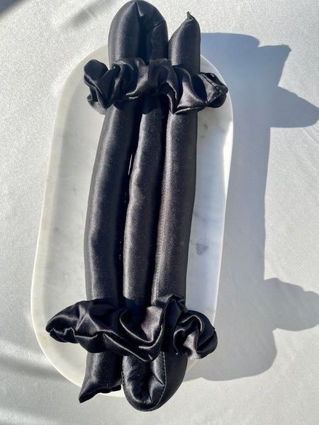 Large Pure Silk Heatless Hair Curler | Tie-Free Design