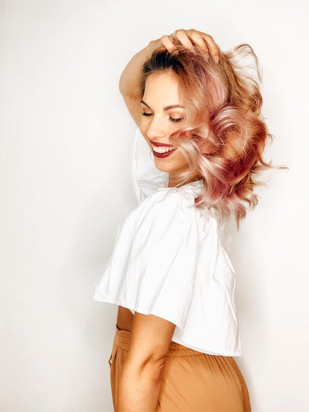 Large Pure Silk Heatless Hair Curler | Tie-Free Design