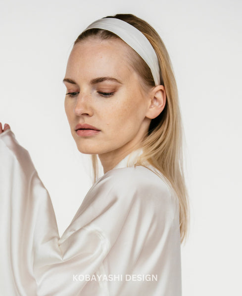 100% Mulberry Silk Headband | Narrow