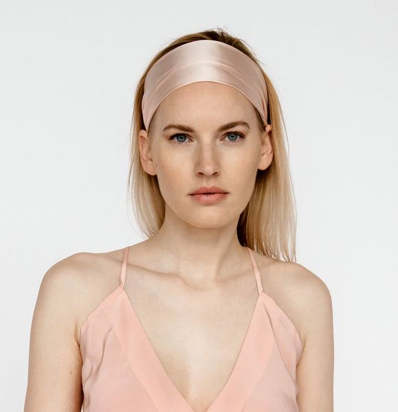 Wide Silk Headband | 100% 6A Mulberry Silk |