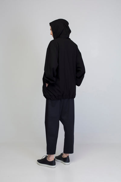 Unisex Virgin Wool Bomber Jacket